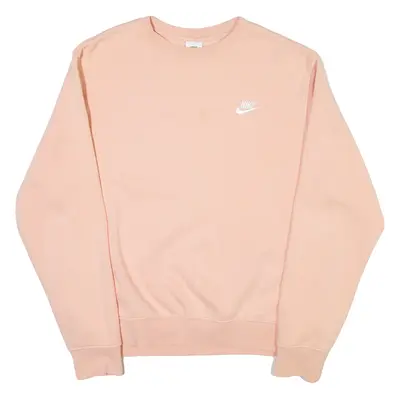 NIKE Mens Sweatshirt Pink S