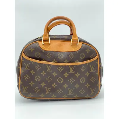 Pre-owned LOUIS VUITTON Coated Canvas Top Handle bag Preloved Trouville Monogram Bag. 7CYRBQX 111424 H