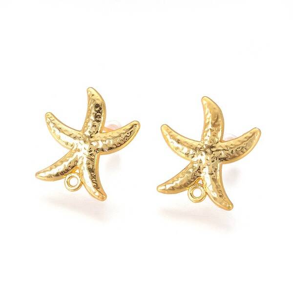 Brass Stud Earring Findings