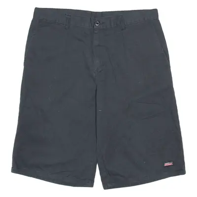 DICKIES Mens Workwear Shorts Black Relaxed M W34