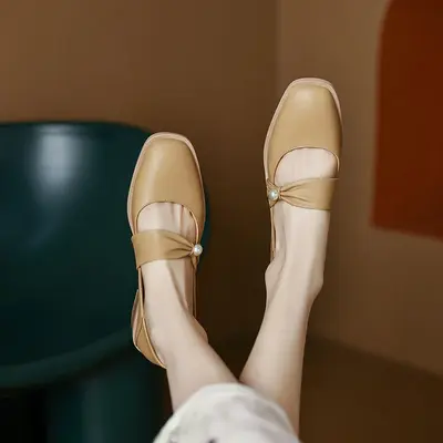 CHIKO Brisa Square Toe Block Heels Mary Jane Shoes
