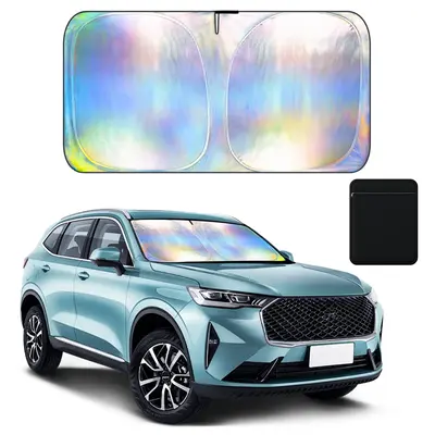 Aokway Foldable Car Windshield Sun shade for Fall, Portable Foldable Car Windshield Double-layer Sunshade, Car Exterior Acces...