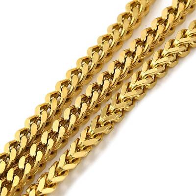 Ion Plating(IP) 304 Stainless Steel Curb Chains