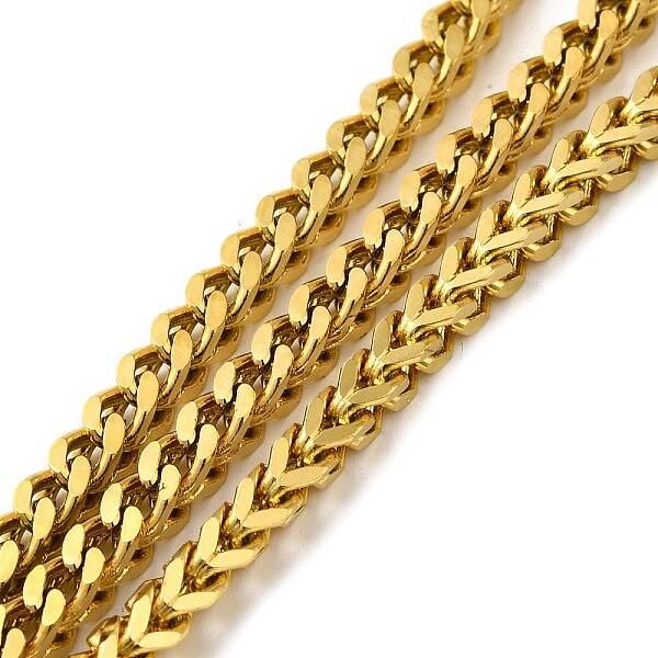 Ion Plating(IP) 304 Stainless Steel Curb Chains