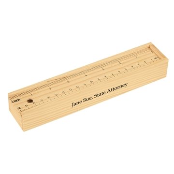 100 Promotional 12-Piece Colored Pencil Set In Wooden Ruler Box - ...
