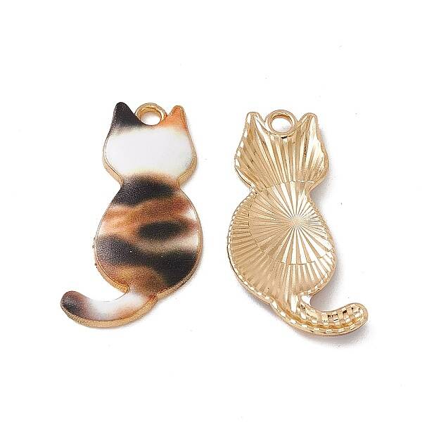Rack Plating Alloy Enamel Pendants