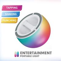 Interactive LED Stress-Relief Toy - 6-Inch Glowing Rechargeable LED Ball, 3 Modes, 29-Color Ambient Light, Perfect Gift push ...