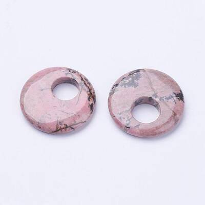 Natural Rhodonite Pendants