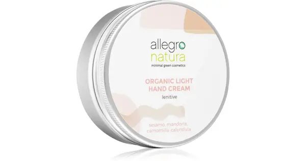 Allegro Natura Organic Light Moisturizing Hand Cream 60ml
