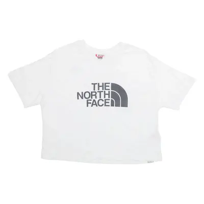 THE NORTH FACE Cropped Womens T-Shirt White M