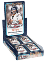 2024 Topps Chrome Football Hobby Box - Football Cards