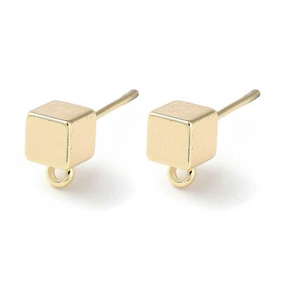 Brass Stud Earring Findings