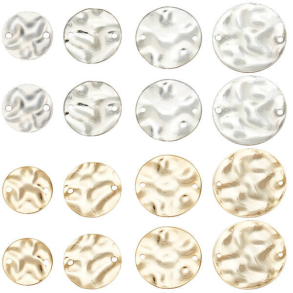 32Pcs 4 Sizes Brass Links Connectors