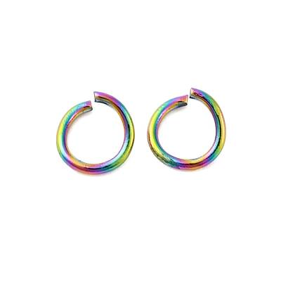 Ion Plating(IP) 304 Stainless Steel Open Jump Rings