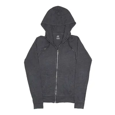 NIKE Hoodie Grey Full Zip Womens XS