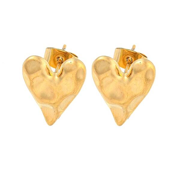 Heart 304 Stainless Steel Ear Studs