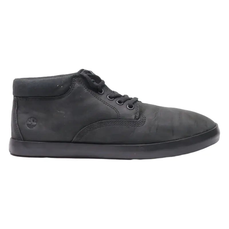TIMBERLAND Chukka Boots Black Leather Mens UK 6.5