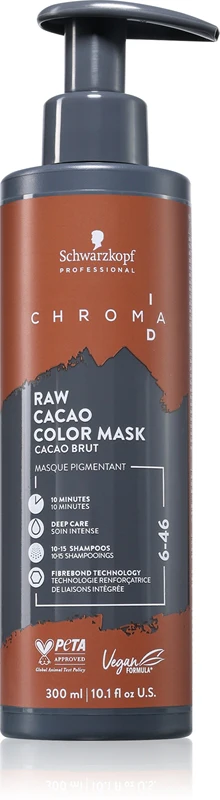 Schwarzkopf Professional Chroma ID Color Mask Intense Bonding Color for hair color 6-46 Raw Cacao 300 ml