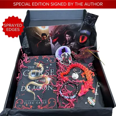 The Curse of the Dragon Signed Special Edition Fantasy Paranormal Romance Paperback with Sprayed Dragon Wing Edges, a Dragon,...