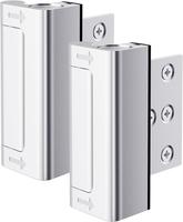 2 Pack Home Security Door Lock Withstand 800 Ibs for Inward Swinging Door, Door Reinforcement Lock With 8 Screws to Prevent U...