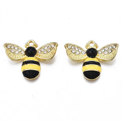 Rack Plating Alloy Enamel Pendants