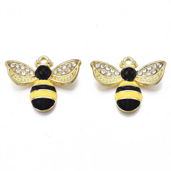 Rack Plating Alloy Enamel Pendants