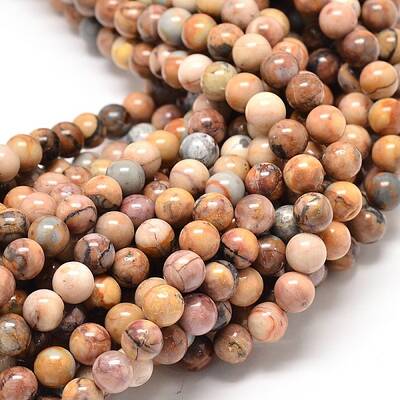 Natural Venus Jasper Beads Strands