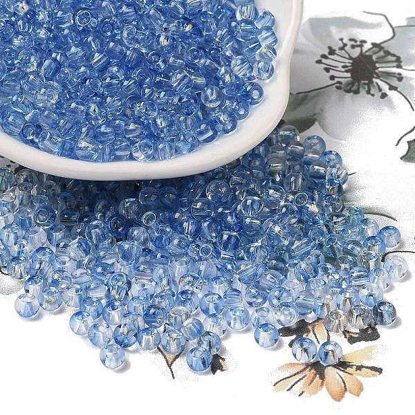 Transparent Colours Glass Round Beads