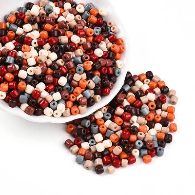 Opaque Colours Glass Seed Beads