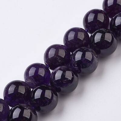 Natural Amethyst Bead Strands