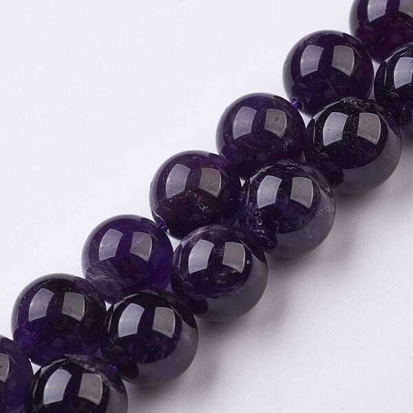 Natural Amethyst Bead Strands