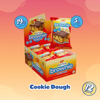 12 Pack - Cookie Dough Prime Bites Protein Brownies - High Protein Snack w/ Low Sugar