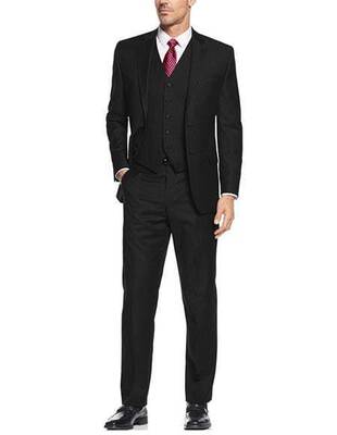 Mens Slim Fit 3 Piece Suits - Vested Slim Fit Suit