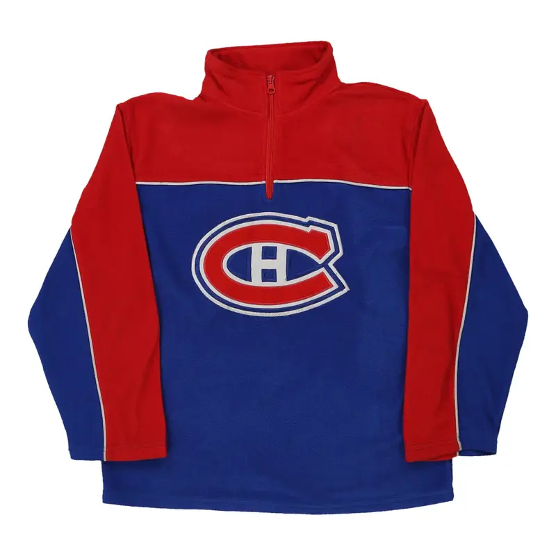 Age 12 Montreal Canadiens Nhl NHL Fleece - Medium Blue Polyester