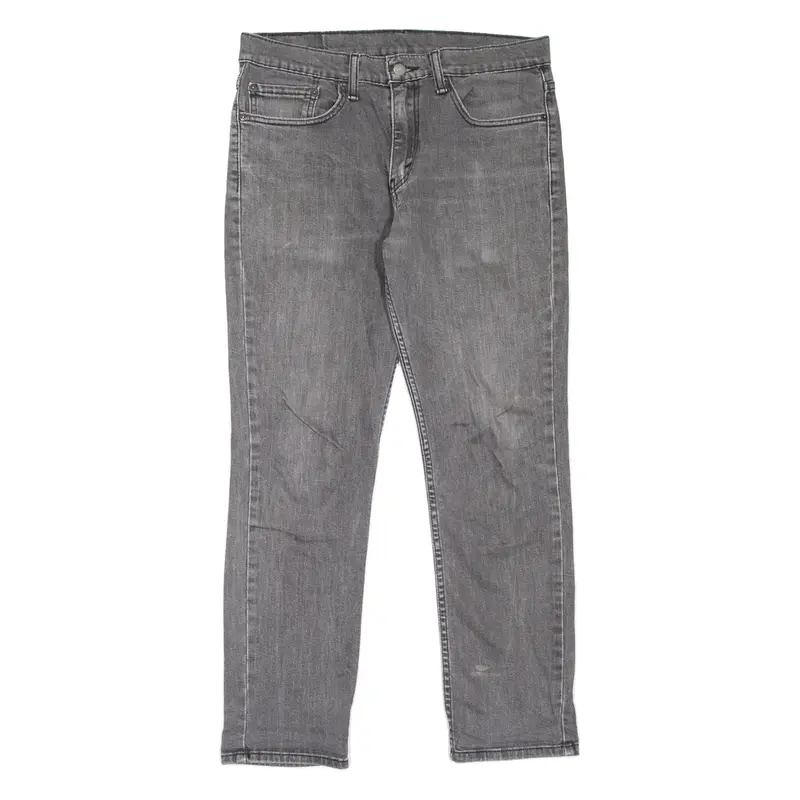 LEVI'S 511 Jeans Mens Grey Slim Straight W34 L30