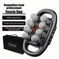Vibomi Professional Eight-Head Cordless Pulse Fascia Gun,Massager - fitness dedicated for all body parts