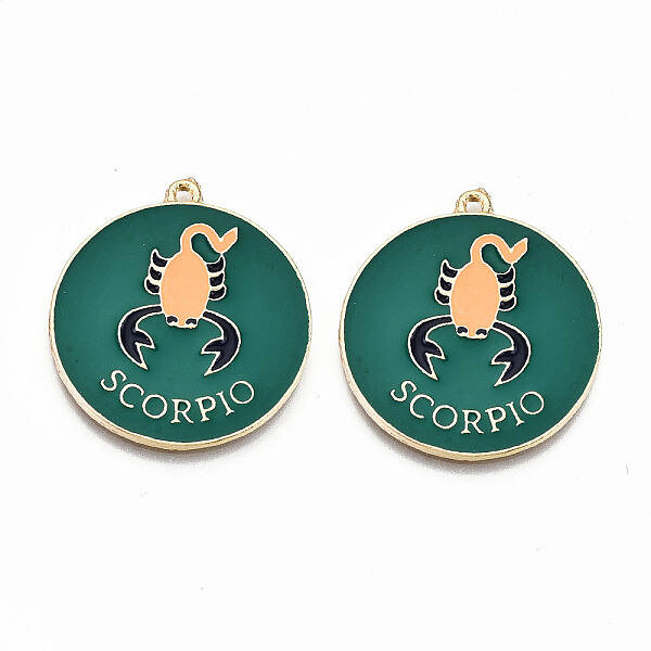Alloy Enamel Pendants