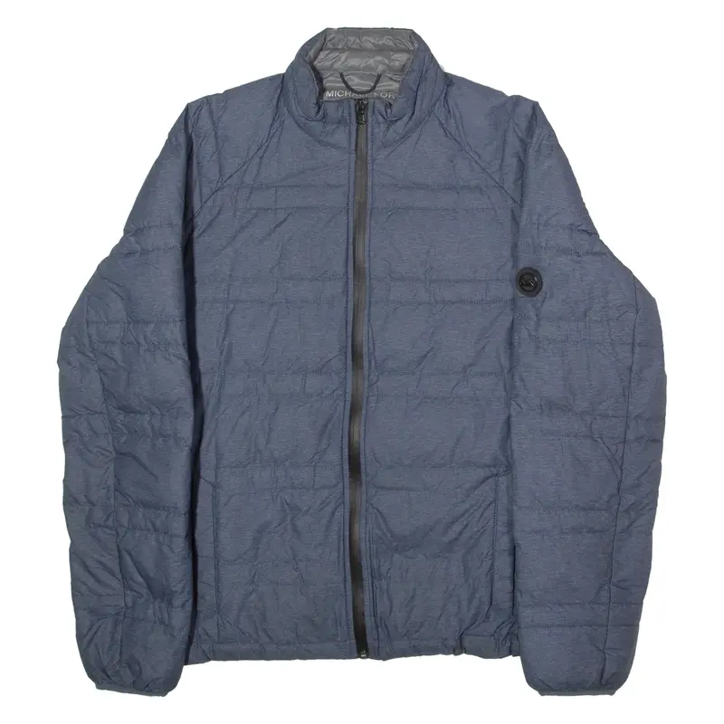MICHAEL KORS Mens Quilted Jacket Blue M
