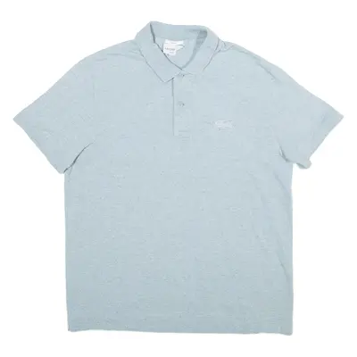 LACOSTE Womens Polo Shirt Blue L