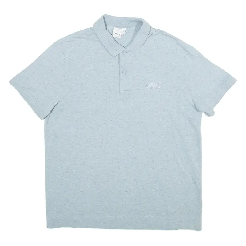 LACOSTE Womens Polo Shirt Blue L