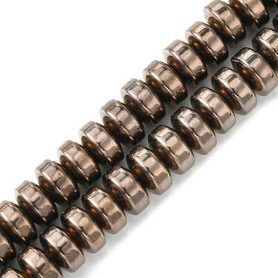 Synthetic Non-Magnetic Hematite Beads Strands