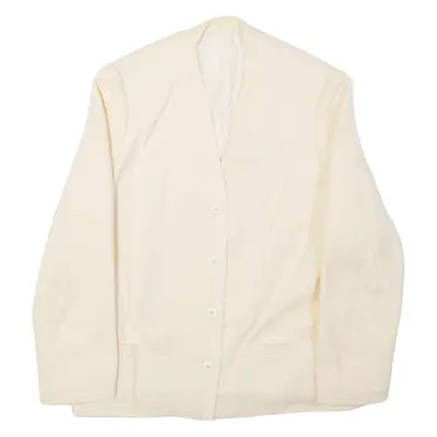 VALENTINO Womens Blazer Jacket Cream M