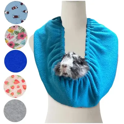 Bonding Scarf | Handmade, Hands-Free Small Pet Carrier Sling [Perfect for Guinea Pigs, Rats, Chinchillas, Hedgehogs, Sugar Gl...