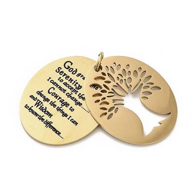 304 Stainless Steel Enamel Pendants