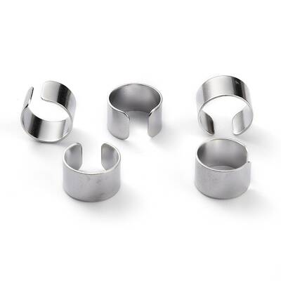 Unisex Brass Cuff Earrings