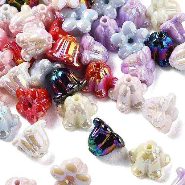 UV Plating Opauqe Acrylic Beads