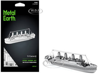 Model Kit Titanic Ship (Moderate Difficulty) Steel Model by Metal Earth