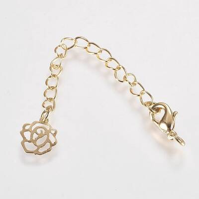 Long-Lasting Plated Brass Chain Extender