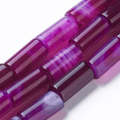 Natural Dyed Agate Beads Strands