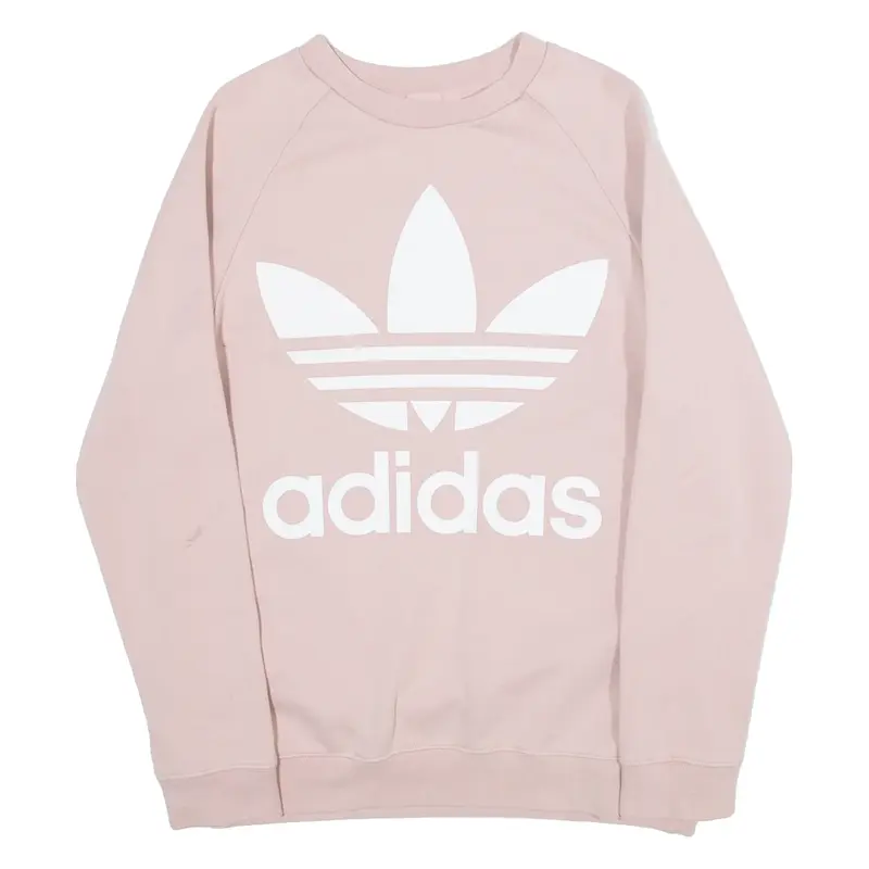 ADIDAS Womens Sweatshirt Pink UK 8
